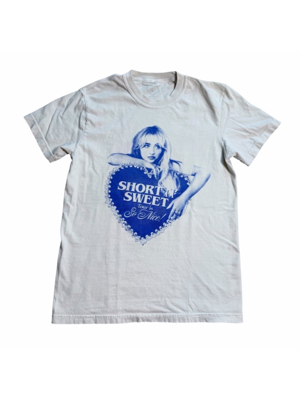 Sabrina Carpenter Short and Sweet Concert Tee Shirt Size Small